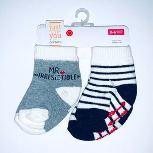 Baby Boy Valentine’s Socks 2-pack